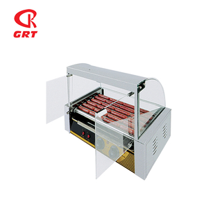 GRT-CZ7 Commercial 7-Roller Stainless Steel Vending Hot Dog Grill 