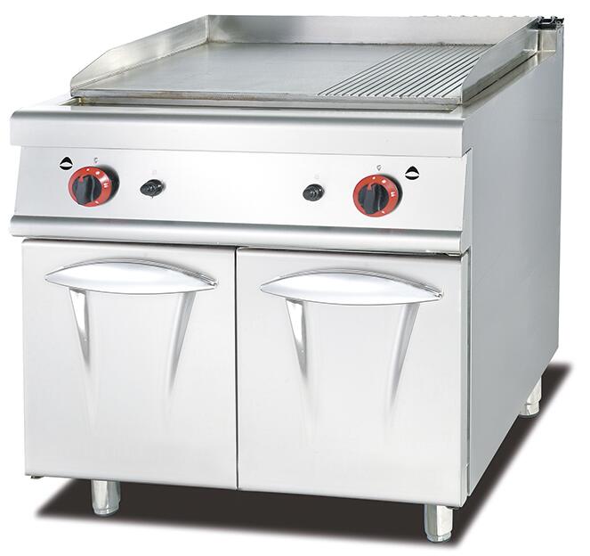 GRT-GH-986 Catering Equipment Cooking Gas Griddle 1/3 Grooved