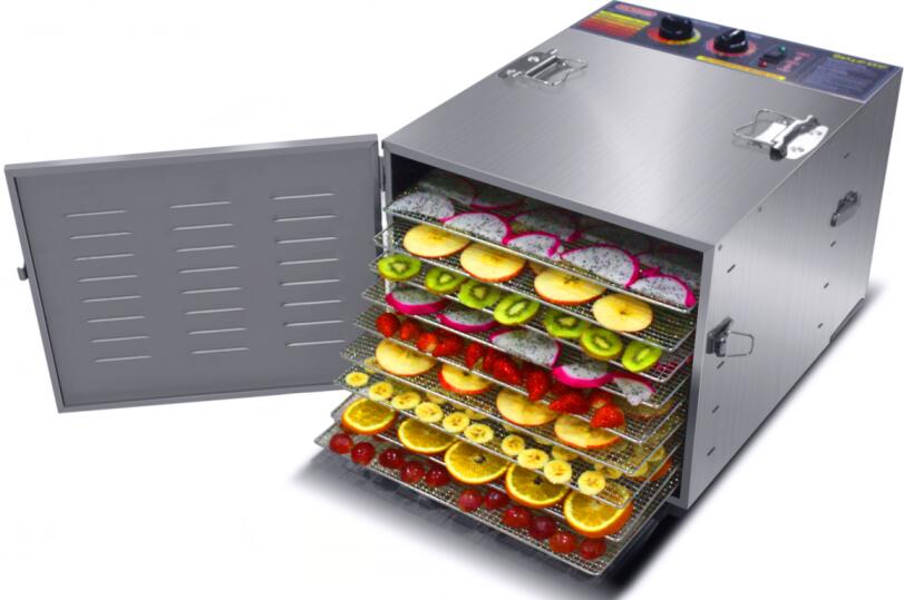 GRT-CY550 Stainless Steel Professional Food Dehydrator With 10 Racks