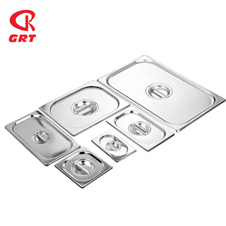 1/1 1/2 1/3 1/4 1/6 1/9 2/1 2/3 Many Size Stainless Steel GN Pan Lid 0.7mm