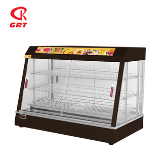 GRT-612-Z Commercial Glass Food Pie Warmer Display Showcase