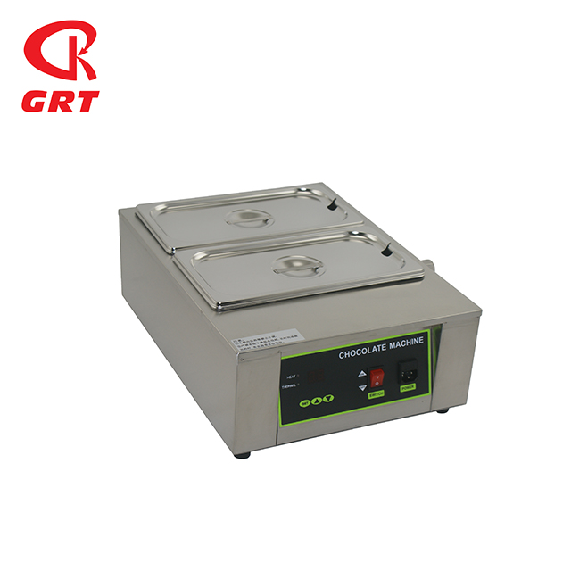 GRT-D2002-2 Stainless Steel 2 melting pot Small Chocolate Melting Machine