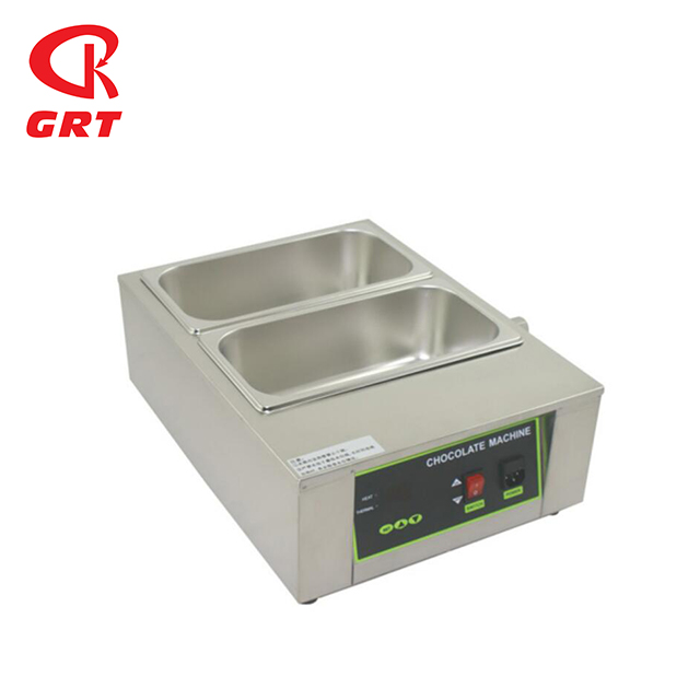 GRT-D2002-2 Stainless Steel 2 melting pot Small Chocolate Melting Machine
