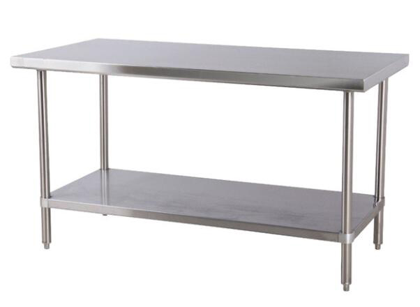 24"X36" Commercial SS Working Table With Galvanized Legs and Undershelf WT-2436