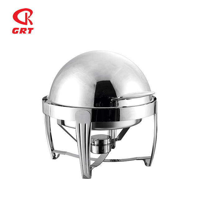 GRT-721B Stainless Steel Round Chafing Dish 6L 