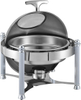 GRT-6503KS Stainless Steel Visible Window Round Chafing Dish 6L