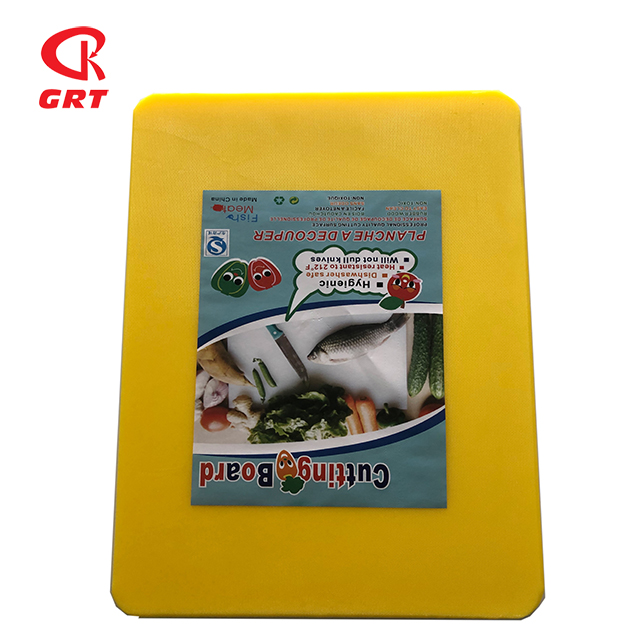 LDPE Rectangle Chopping board flexible cutting mats with six colors