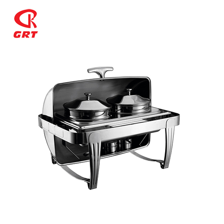 GRT-728B Stainless Steel Rectangular Chafing Dish 9L
