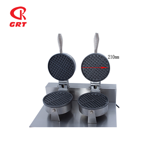 GRT-WXL2 Round Rotary Waffle Maker Kitchen Snack Equipment 