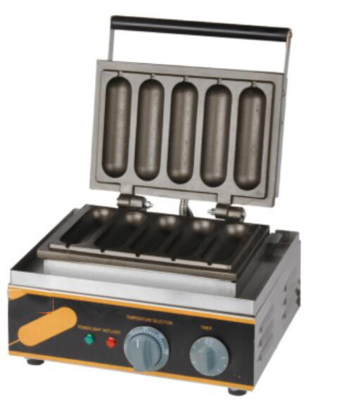 GRT-LD-5 Electric Stainless Steel Non-stick Hot Dog Waffle Maker Belgian Waffle Baker