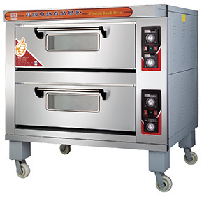 GRT-HTD-40 Bakery Equipment Electric Baking Oven 2 Layer 4 Trays