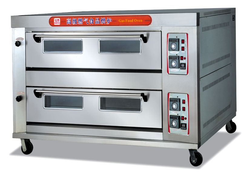 GRT-HTR-S-60Q Gas Pizza Oven Portable Gas Deck Oven 2 Layer 6 Tray