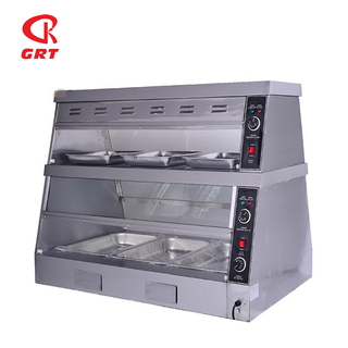 GRT-6P Stainless Steel Electric Food Warming Showcase