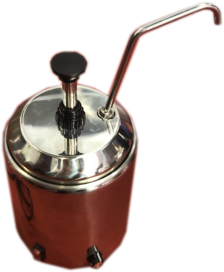 GRT-CD-250R Catering equipment stainless steel hot soy sauce warmer dispenser round pump