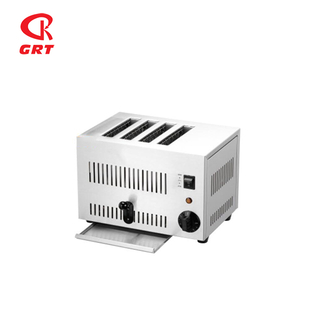 GRT-LDY-4S Breakfast Cooking Machine Stainless Steel Oven 4 Slice Commerical Toaster