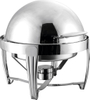 GRT-721B Stainless Steel Round Chafing Dish 6L 