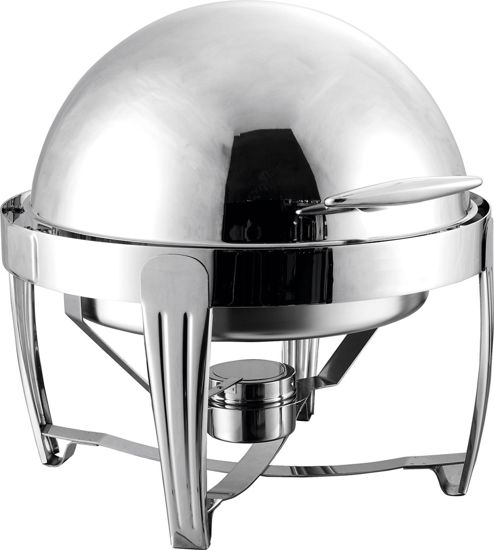 GRT-721B Stainless Steel Round Chafing Dish 6L 