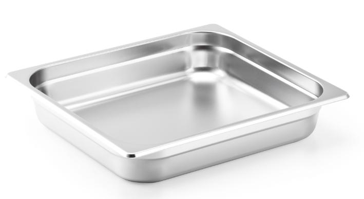 EU style 2/1 Stainless Steel Gastronorm Container 0.7mm GN Food Pan Hotel Catering Equipment