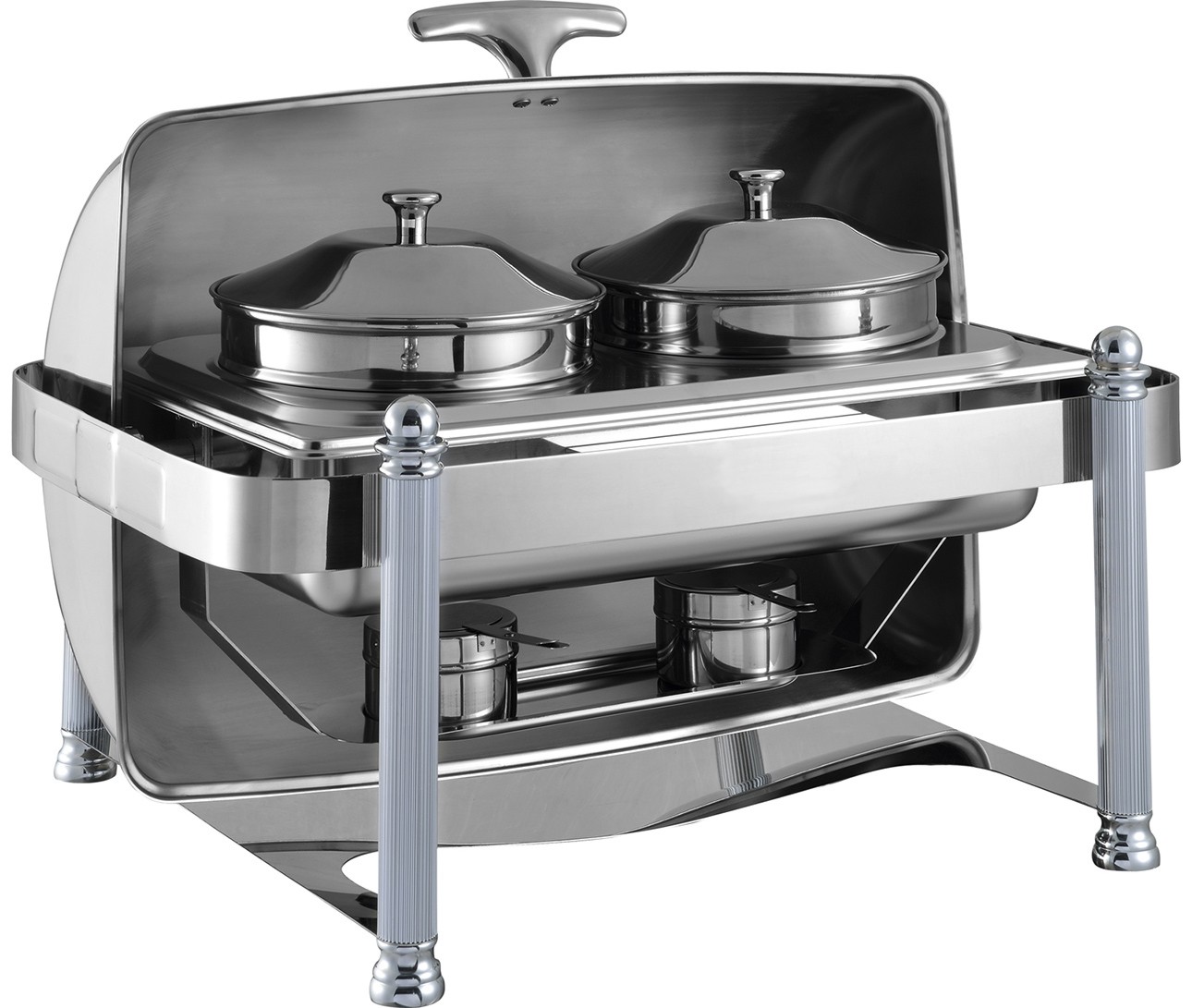 GRT-6508 Stainless Steel Rectangular Chafing Dish 9L for Soup