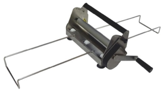 DS-23 Manual Bread Dough Sheeter Roller Machine Compact Pastry Dough Sheeter for Bakery Kitchen Use